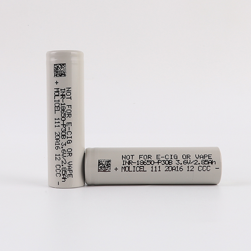Molicel INR-18650-P30B L 形产品组合图