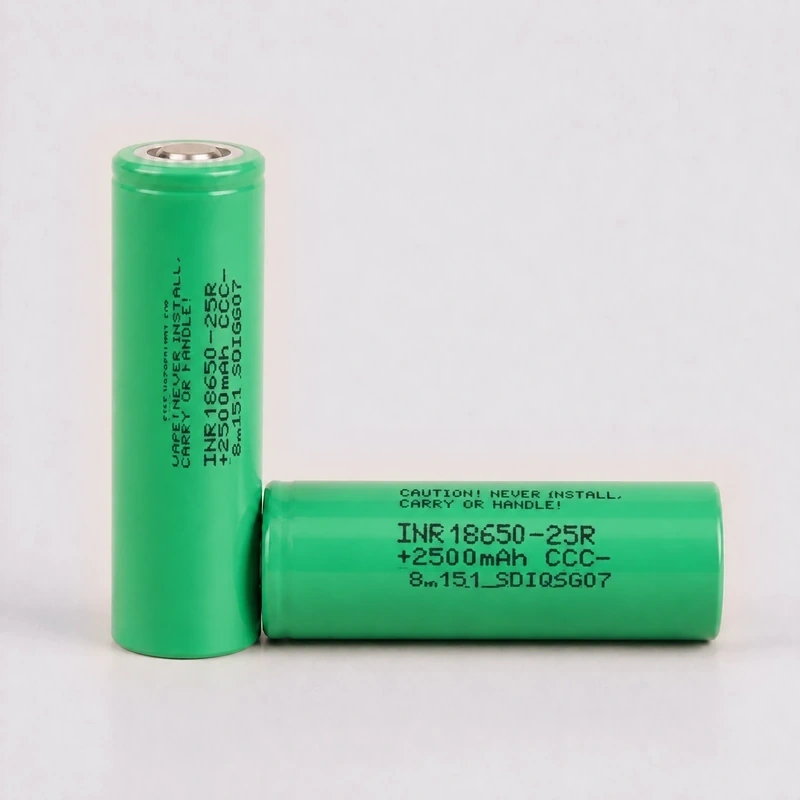 Samsung INR18650-25R L 形产品组合图