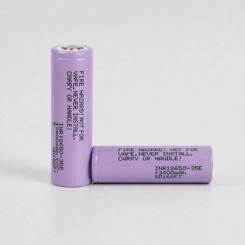 Samsung INR18650-35E L 形产品组合图